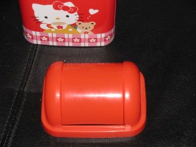 1995 Hello Kitty Sanrio Trash Bin Can  