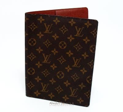   VUITTON Monogram Desk Agenda/Address Book Organizer Cover, MINT  