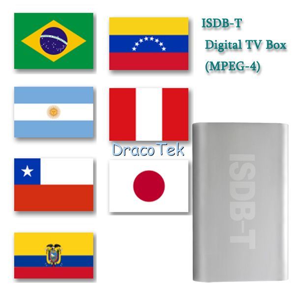 ISDB T Digital TV tuner Box for Cars (MPEG 4) ISDB 510  