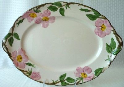 Franciscan DESERT ROSE USA Oval Platter CHIPPED Rim  