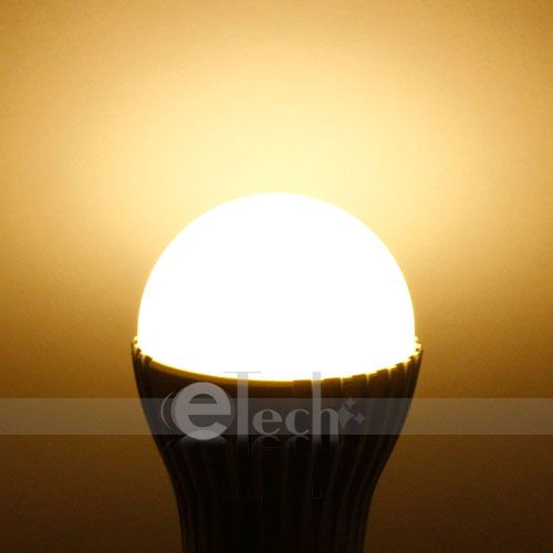 E27 5W 85   265V aluminum Warm White LED Light Bulb  