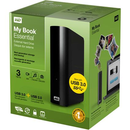 Western Digital My Book 3TB External Hard Drive   *NEW* 718037771922 