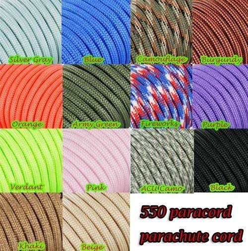 550 Paracord Parachute Cord Mil Spec Type 7 Strand 100ft 31m  