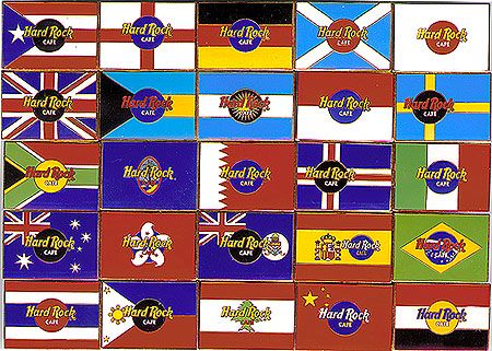 Hard Rock Cafe FLAGS of the WORLD PIN   FRANCE #11/41  