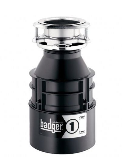 InSinkErator BADGER 1 GARBAGE DISPOSAL 1/3 HP W CORD  