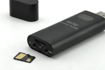 Worlds Smallest   HD Multimedia Player (2GB)  