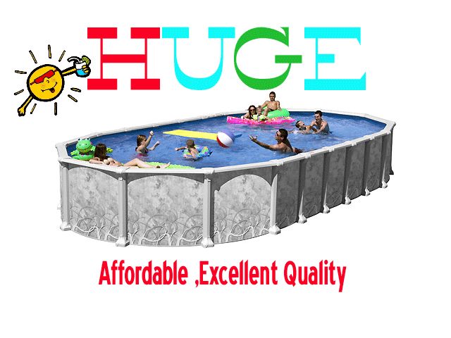 18x33x52 ABOVE GROUND SWIMMING POOL KIT Butress Free  