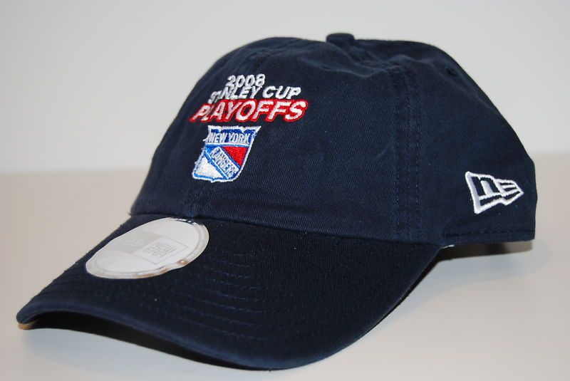 NEW ERA ADJ NY RANGERS STANLEY CUP PLAYOFFS 08 HAT BLUE  