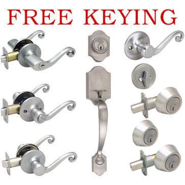 Livingston Design Satin Nickel Door Lever Knob Hardware  