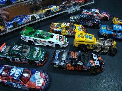 Huge Lot 43 Nascar 1/64 Hot Wheels Racing Champions Action Etc w 30 