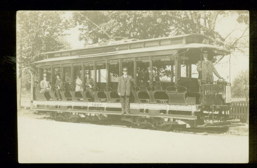 Bay State Street RY #1567 BROCKTON Lakeville Park rppc  