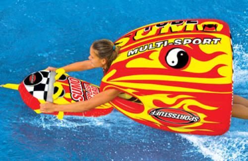 New Sumo Tube & Splash Guard Towable Ski Float  