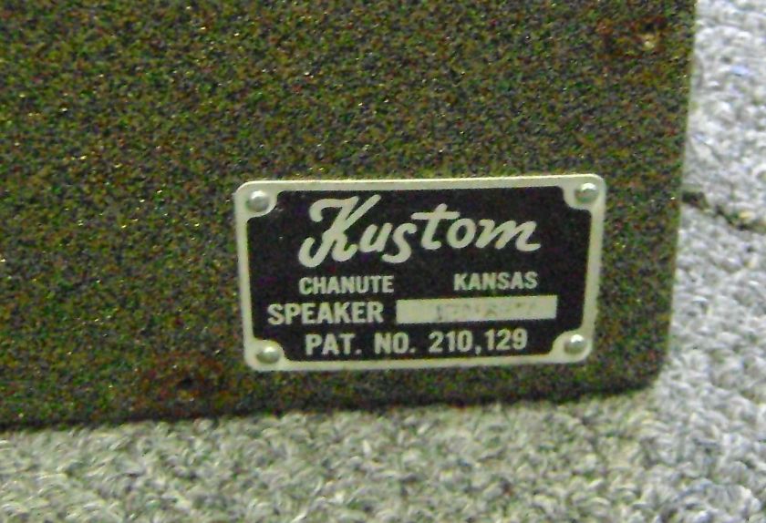 Vintage Kustom PA Cabinet 15 Jensen Special Design & 15 Police 