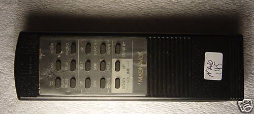 Magnavox 145 infared STEREO remote RH 6100/17 n SV 037  