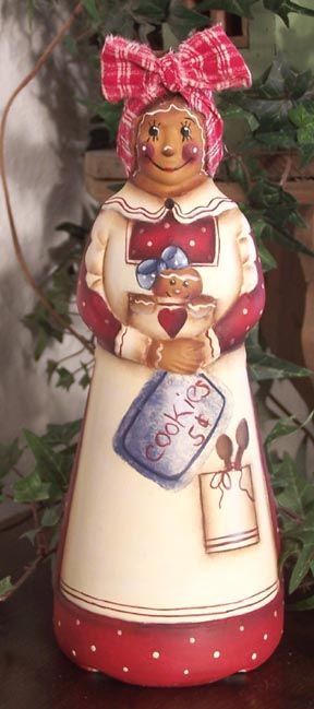   Bottle Painting CD 17 Patterns, Ginger mama, christmas,mammy  