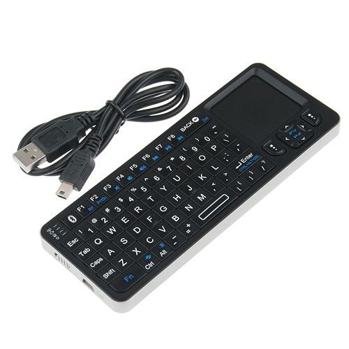 Rii MINI i6 2nd Bluetooth Wireless Keyboard + Universal Remote Control 