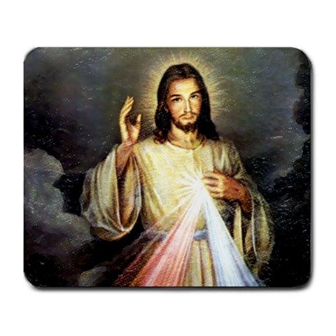 Jesus of Nazareth Light Christian Mouse Pad Mousepad  