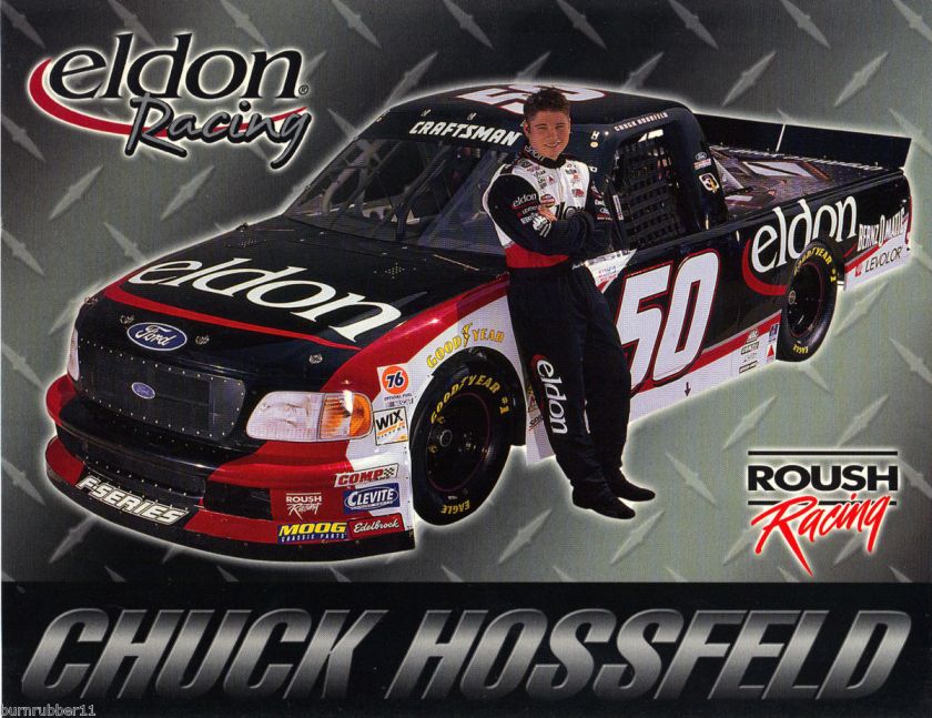   HOSSFELD ELDON #50 NASCAR CRAFTSMAN TRUCK SERIES POSTCARD  