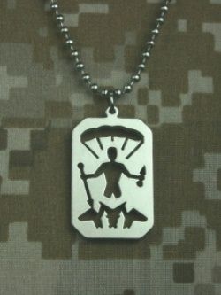 Official U.S. Military CROSS GI Jewelry Stainless Steel Necklace 