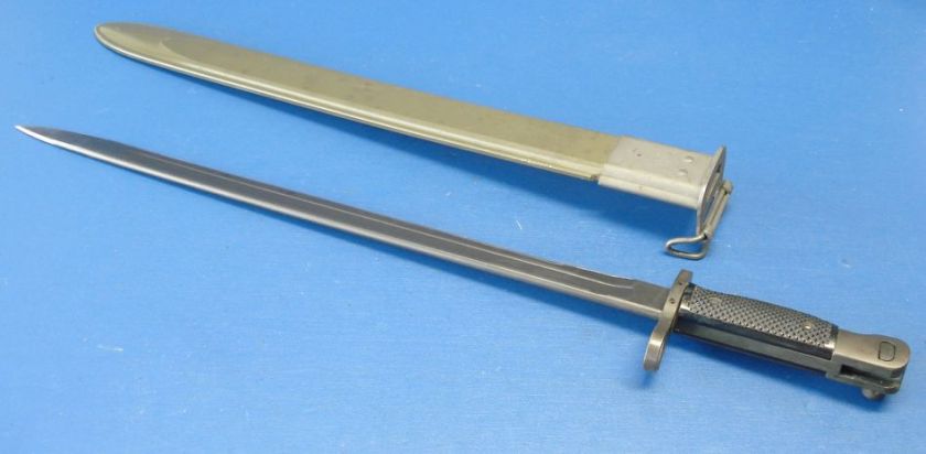 US Vietnam Issue M1917 Trenchgun Bayonet with Scabbard   Canadian 