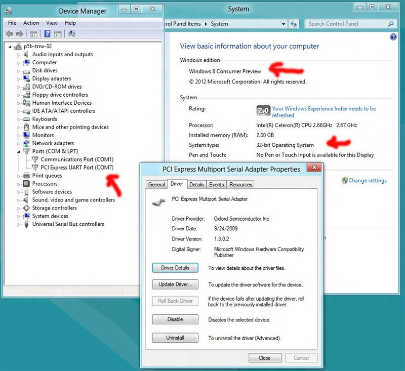 in Windows 8 Device Manager