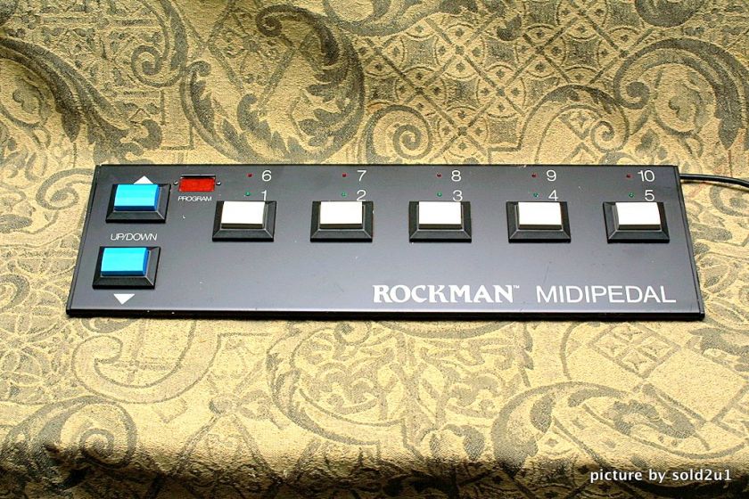   de pedal de pie de Rockman Midi Midipedal fuerte pisa la caja 128