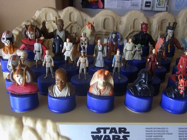 Pepsi Star Wars Episode I 52 Bottle Cap Figures Comp  