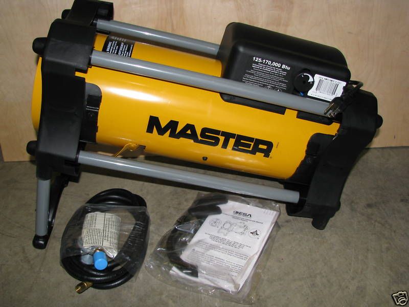 MASTER 125,000 170,000 Btu PROPANE/LP FORCED AIR HEATER  