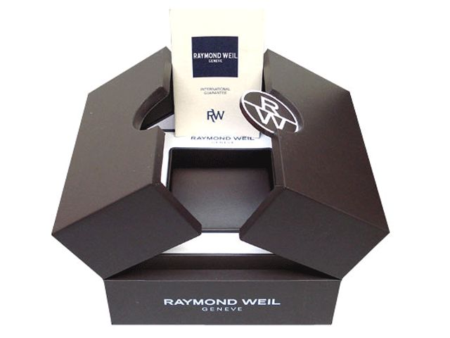 New in box Raymond Weil GENEVE Tango Sapphire Swiss MENS WATCH 5381 