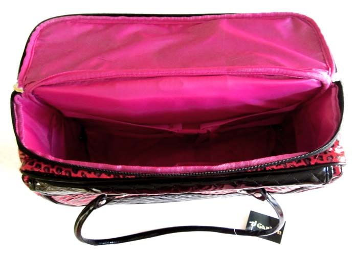 16 Computer/Laptop Briefcase Rolling Wheel Travel Bag Luggage Red 