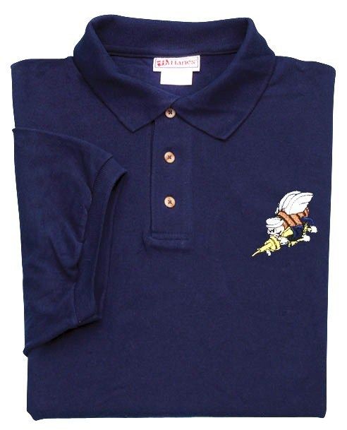 NAVY SEABEES LOGOPOLO SHIRT EMBROIDERED  
