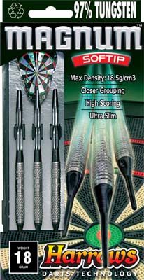 MAGNUM 97% TUNGSTEN SOFT TIP DARTS 16 GRAM 57331  