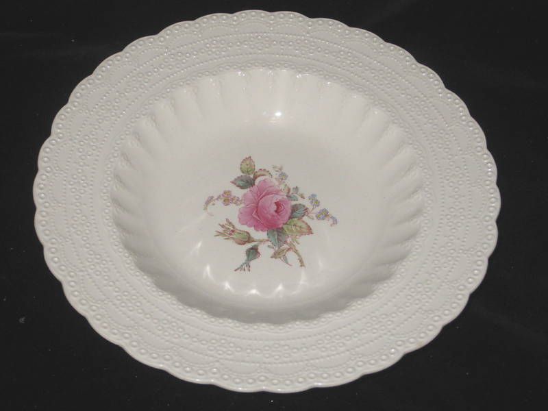 SPODE BILLINGSLEY ROSE RIM SOUP BOWL pink  