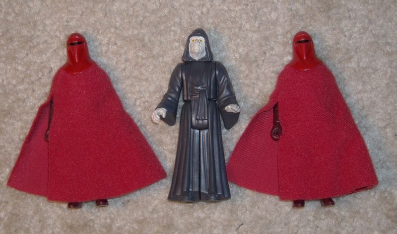 Vintage Star Wars figures Emperor and Royal Guards NM+  