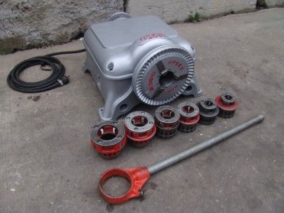 RIDGID 400 PIPE THREADER THREADING MACHINE 1/8  2 DIE  