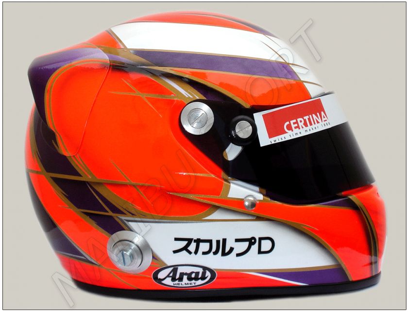 KAMUI KOBAYASHI FORMULA F1 REPLICA HELMET SCALE 11 NEW  