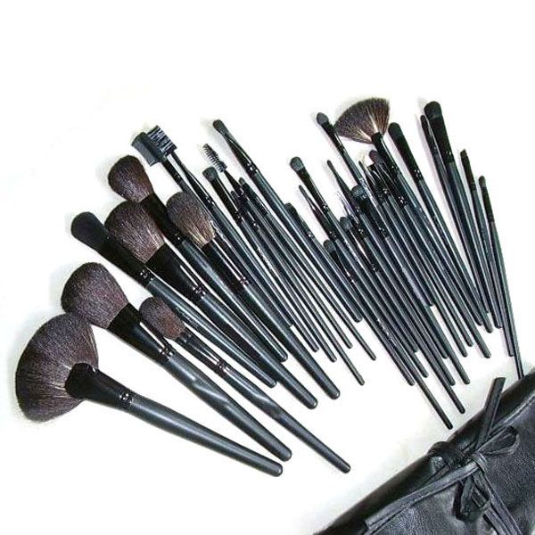 32 Pcs Professional Makeup Cosmetic Brush set Kit Case  