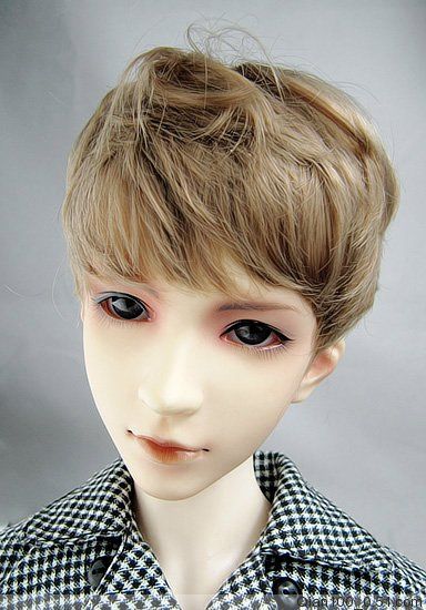 BJD SD Short Wig Dollfie Brown Doll  